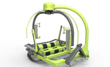 科脉9YBG-1.0悬挂式圆草捆包膜机