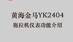 江苏悦达黄海金马YK2404仪表盘功能介绍