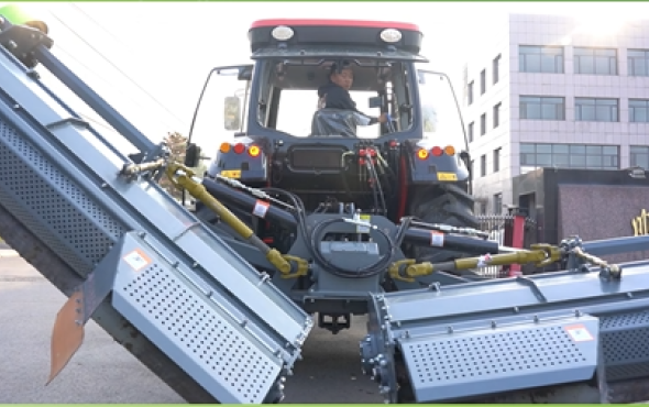 顺邦秸秆粉碎还田码条一体机产品介绍视频